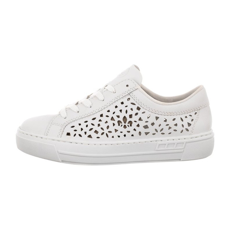 Rieker Białe L8831-80 White (RI8-a) batai