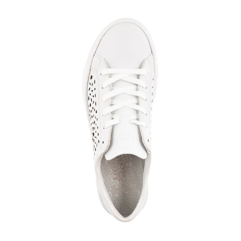 Rieker Białe L8831-80 White (RI8-a) batai