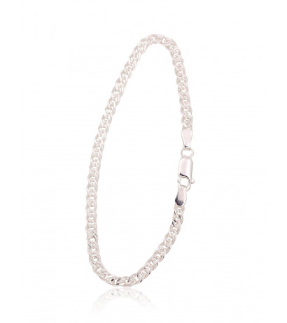 Sidabrinė grandinėlė Crandmother 3.1 mm , briaunų apdirbimas deimantu 2400077-bracelet, Sidabras 925°