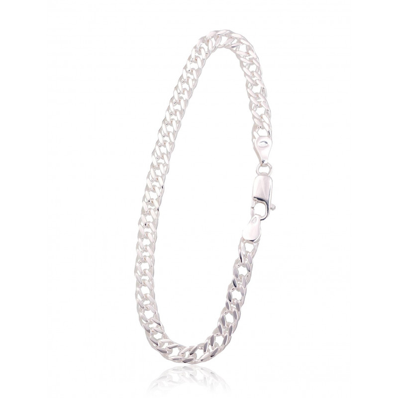 Sidabrinė grandinėlė Rombo 5.5 mm , briaunų apdirbimas deimantu 2400090-bracelet, Sidabras 925°