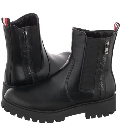 Tommy Hilfiger Chelsea Boot Black T3A5-32390-1355 999 (TH513-a) batai - Batai