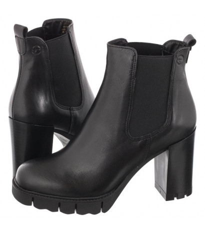 Tamaris Czarne 1-25457-29 001 Black (TM395-a) batai - Batai
