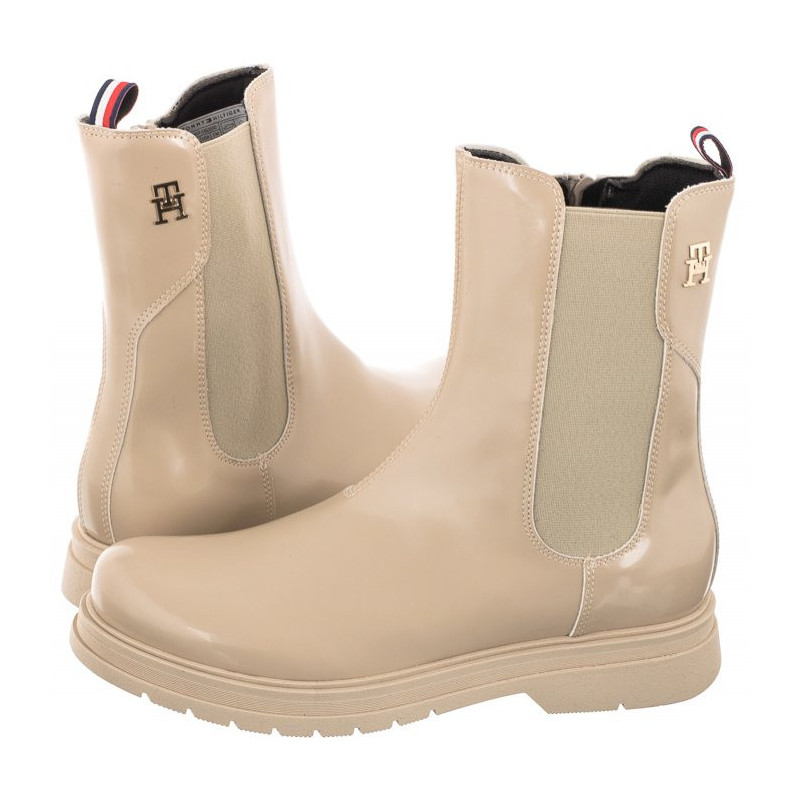 Tommy Hilfiger Chelsea Boot Beige T4A5-32407-1453 500 (TH526-a) batai