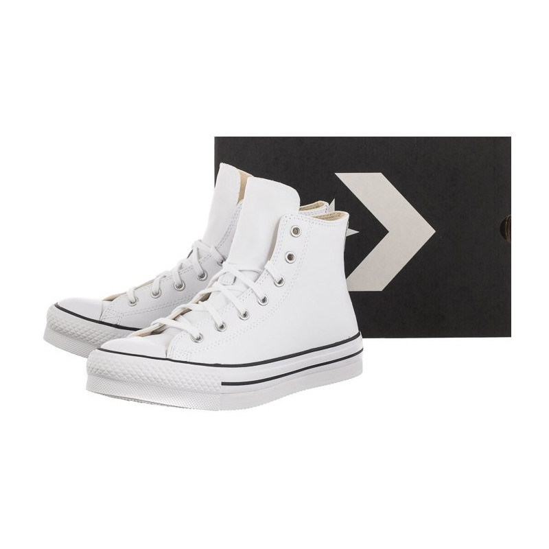 Converse CTAS Eva Lift Hi White/Natural Ivory/Black A02486C (CO573-a) bateliai