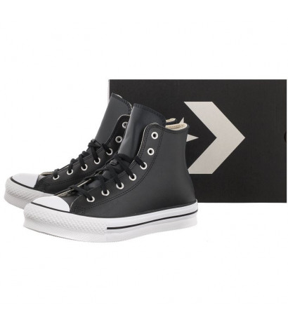 Converse CTAS Eva Lift Hi Black/Natural Ivory/White A02485C (CO573-b) bateliai