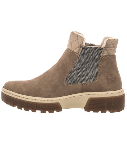 Rieker Beżowe X8674-64 Beige (RI34-a) batai