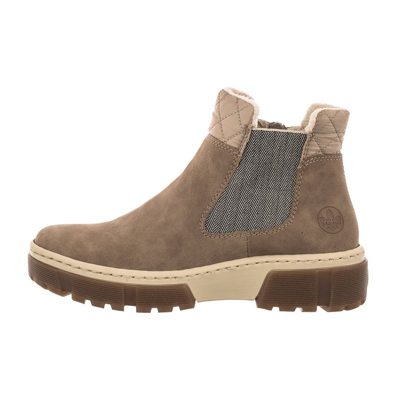 Rieker Beżowe X8674-64 Beige (RI34-a) batai
