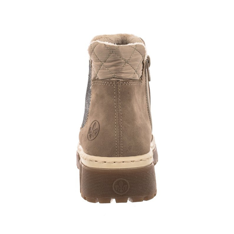 Rieker Beżowe X8674-64 Beige (RI34-a) batai