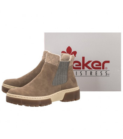 Rieker Beżowe X8674-64 Beige (RI34-a) batai