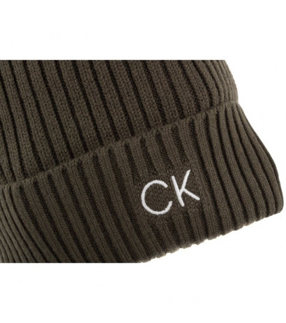 Calvin Klein Classic Cotton Rib Beanie K50K509680 MRZ (CK151-a) kepurė