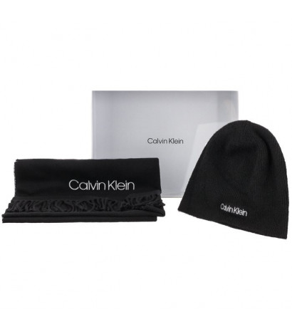 Calvin Klein Basic Wool Beanie+Scarf CK Black K50K507552 BAX (CK160-a) kepurė