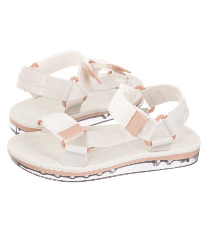 Melissa Papete + Rider AD 32537/53659 Clear/White/Pink (ML180-a) sandalai