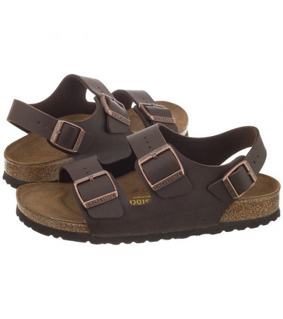 Birkenstock Milano Brązowe 034703 (BK10-d) sandalai