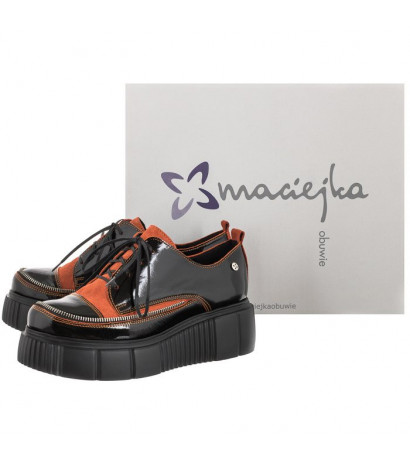 Maciejka Czarne Lakierowane 05740-18/00-1 (MA951-a) batai