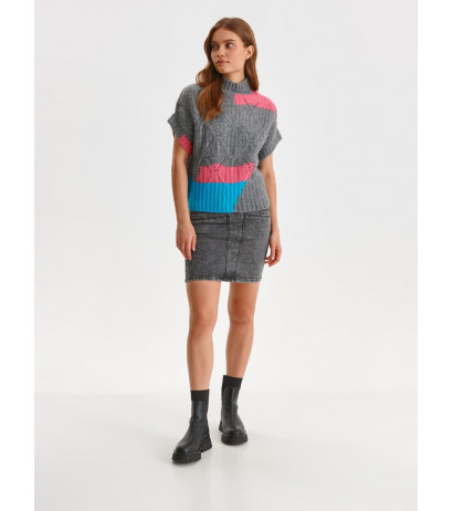 LADYS SWEATER SHORT SLEEVE TOP SECRET megztinis - Drabuziai internetu