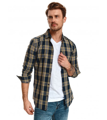 MENS SHIRT LONG SLEEVE TOP SECRET marškiniai - Drabuziai internetu
