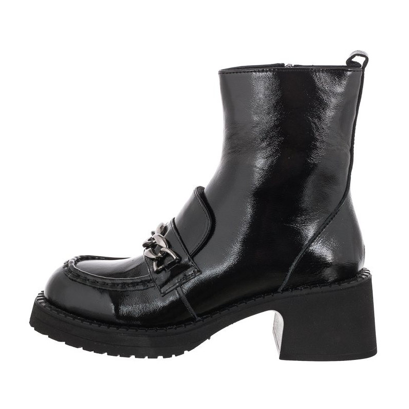 Venezia Czarne Lakierowane 4152625 (VE668-a) bateliai