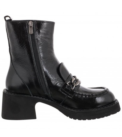 Venezia Czarne Lakierowane 4152625 (VE668-a) bateliai