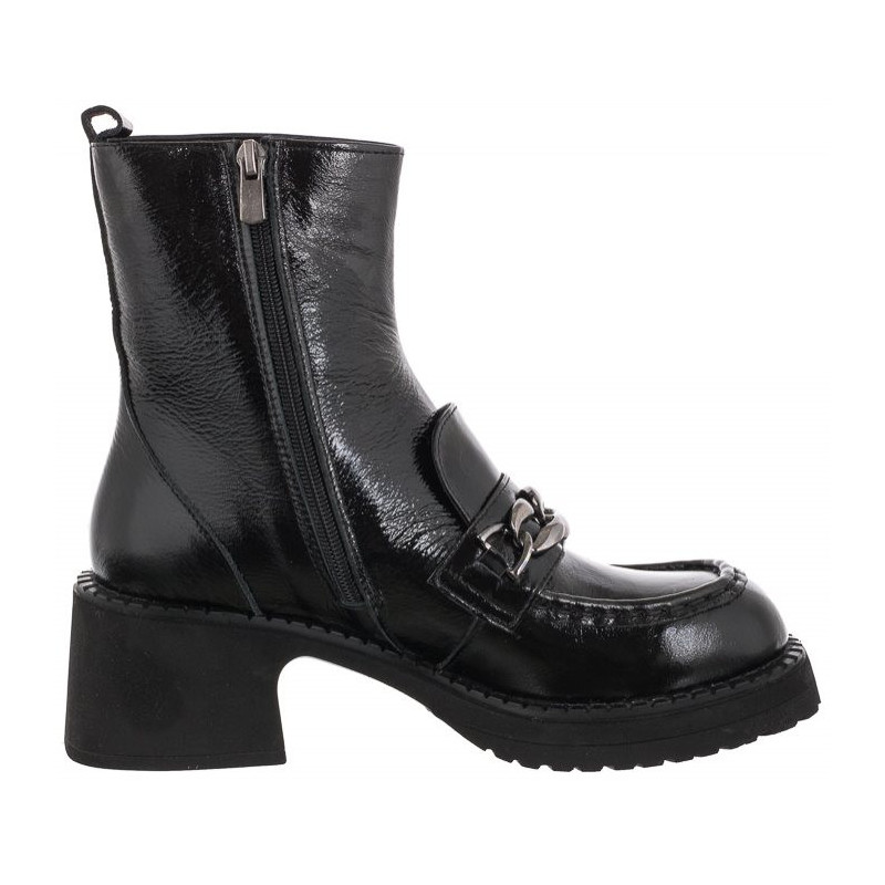Venezia Czarne Lakierowane 4152625 (VE668-a) bateliai