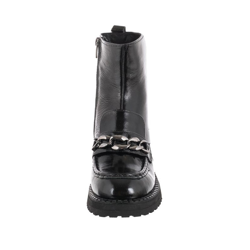 Venezia Czarne Lakierowane 4152625 (VE668-a) bateliai