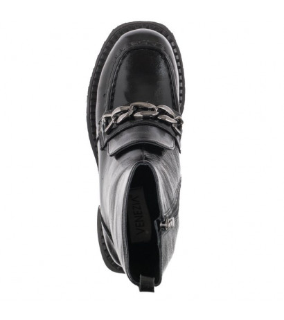 Venezia Czarne Lakierowane 4152625 (VE668-a) bateliai