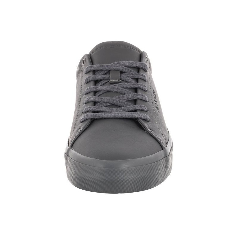Tommy Hilfiger Modern Vulc Corporate Leather Dark Ash FM0FM04036 PTY (TH536-a) bateliai