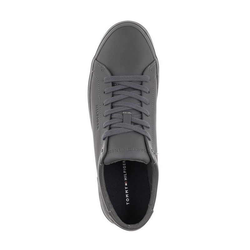 Tommy Hilfiger Modern Vulc Corporate Leather Dark Ash FM0FM04036 PTY (TH536-a) bateliai