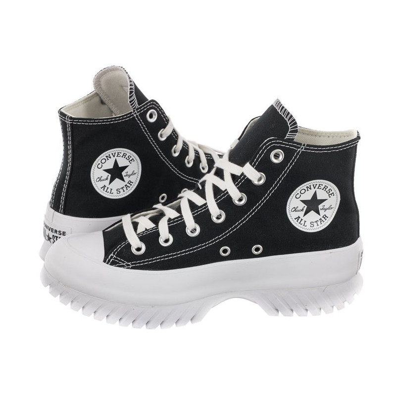 Converse CT All Star Lugged 2.0 Hi Black/Egret/White A00870C (CO583-a) bateliai