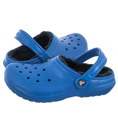 Crocs Classic Lined Clog K Blue Bolt 207010-4KZ (CR265-b) šlepetės