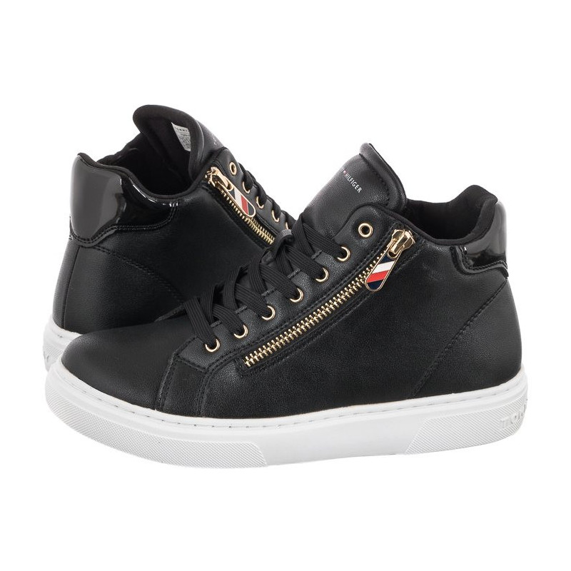 Tommy Hilfiger High Top Lace-Up Sneaker T3A9-32317-1434 999 Black (TH541-a) sportiniai bateliai
