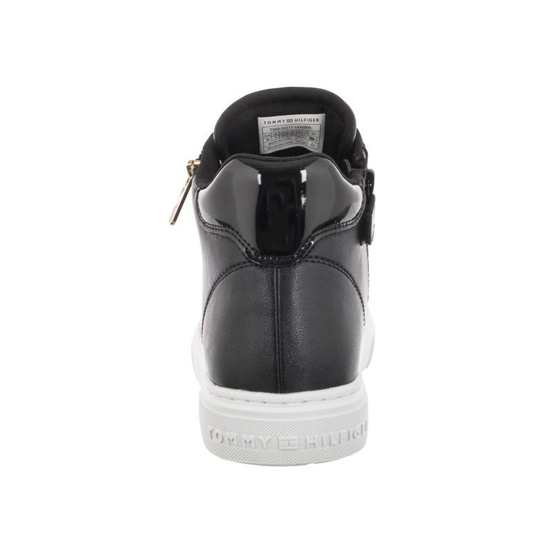 Tommy Hilfiger High Top Lace-Up Sneaker T3A9-32317-1434 999 Black (TH541-a) sportiniai bateliai