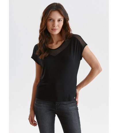 LADYS BLOUSE SHORT SLEEVE TOP SECRET marškinėliai - Drabuziai internetu
