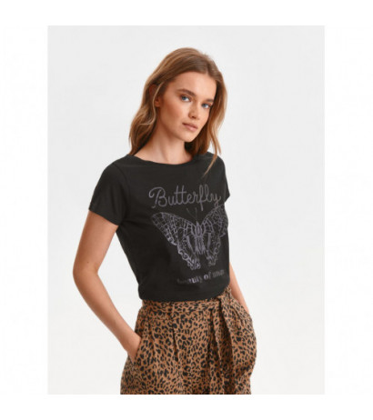 LADYS T-SHIRT SHORT SLEEVE TOP SECRET marškinėliai - Drabuziai internetu