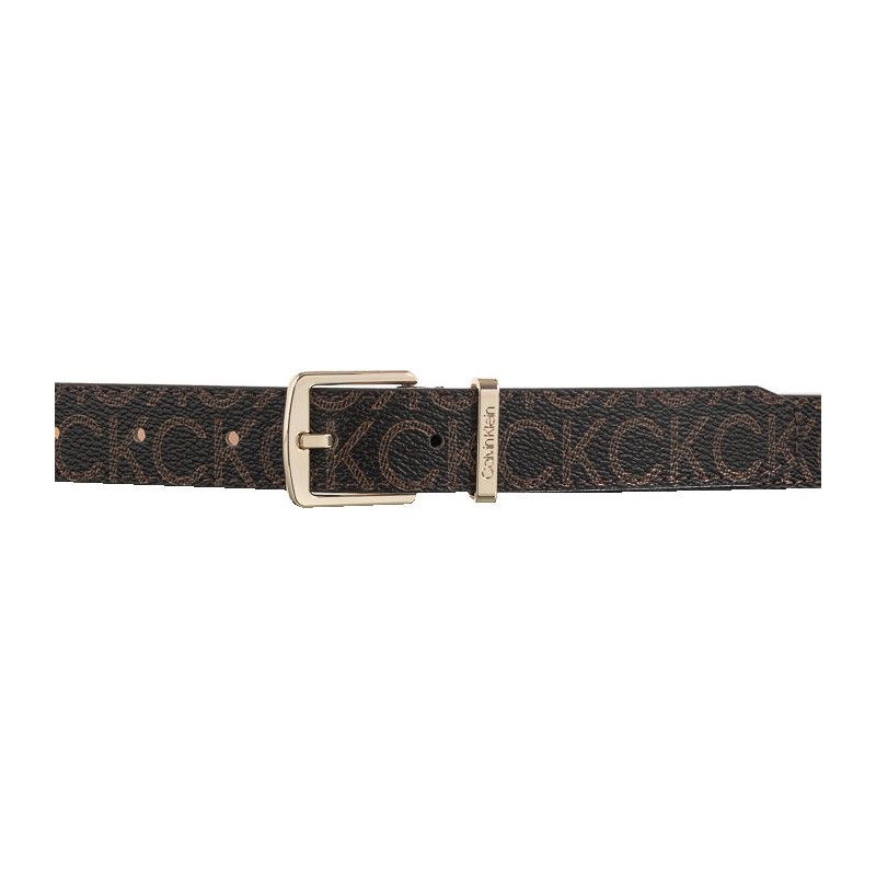 Calvin Klein CK Must Sqr Belt 25mm Mono K60K610384 0HD Brown Mono (CK186-a) diržas