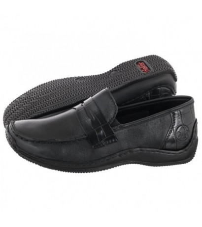 Rieker Czarne L1752-00 (RI69-a) bateliai - Batai