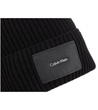 Calvin Klein CK Patch Beanie K50K509937 BAX Black (CK199-a) kepurė