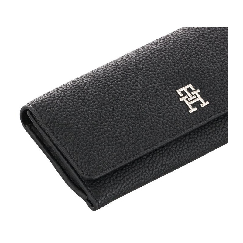 Tommy Hilfiger Th Emblem Large Flap Wallet AW0AW14221 BDS (TH611-a) rankinė