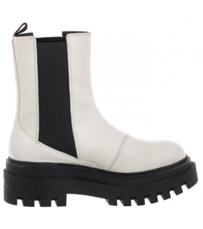 Calvin Klein Flatform Chelsea Boot YW0YW00850 YBR White (CK192-a) 