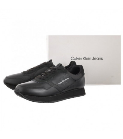 Calvin Klein Retro Runner Lth-Pu Mono Patch YM0YM00581 BDS Black (CK204-a) bateliai