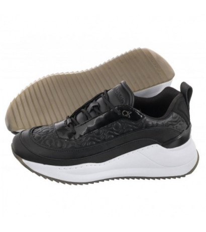 Calvin Klein Chunky Internal Wedge Mono Mix HW0HW01376 0GK Seasonal Black Mono (CK206-a) bateliai