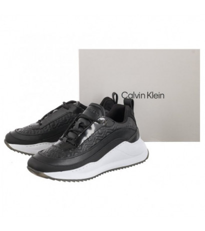 Calvin Klein Chunky Internal Wedge Mono Mix HW0HW01376 0GK Seasonal Black Mono (CK206-a) bateliai