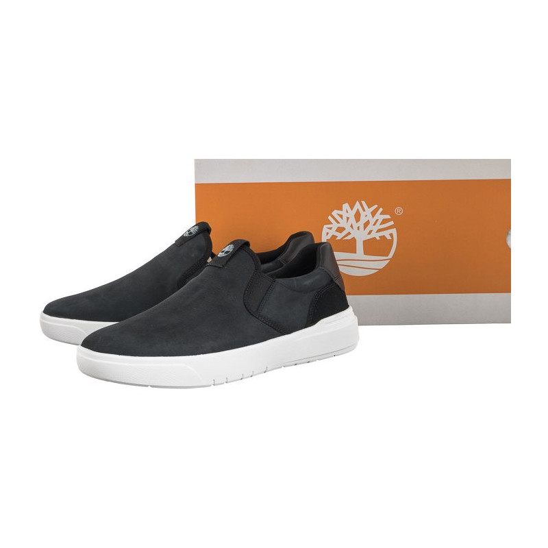 Timberland Seneca Bay Slip-On Black Nubuck 0A293A 015 (TI96-a) batai