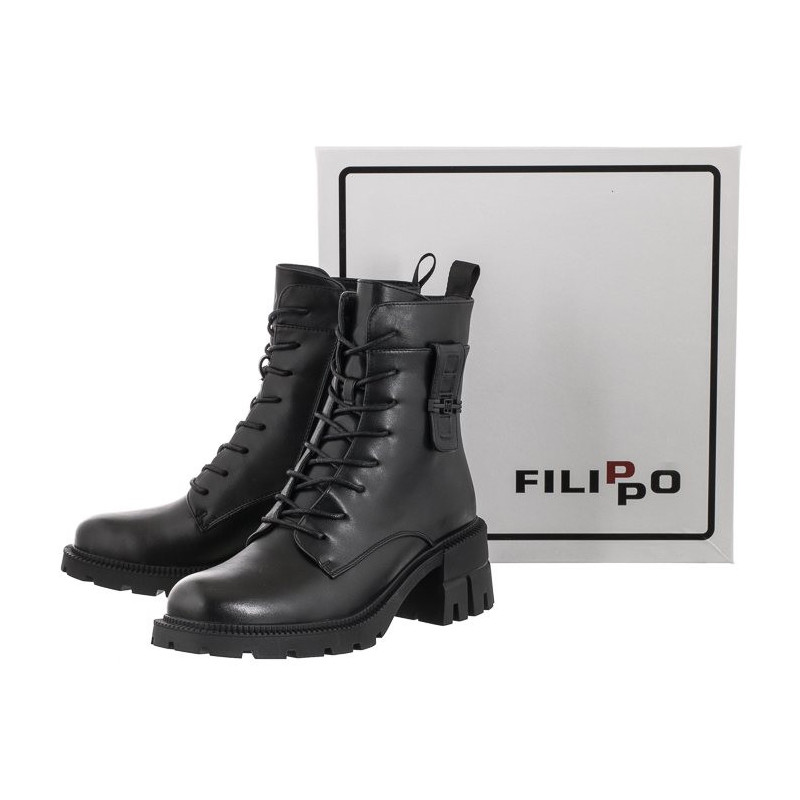 Filippo Czarne DBT4073/22 BK (FO16-a) bateliai
