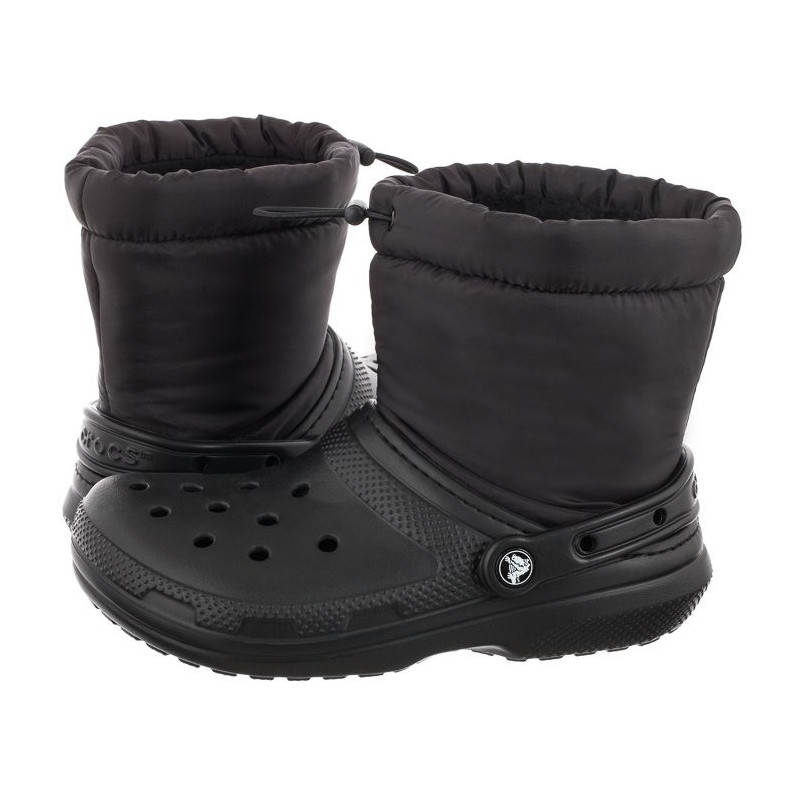 Crocs Classic Lined Neo Puff Boot Black 206630-060 (CR269-a) batai