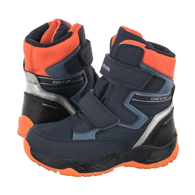 Geox J Sentiero B.B Abx B Navy/Orange J26FSB 0FUCE C0820 (GE74-a) batai