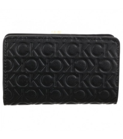 Calvin Klein Re-Lock Bifold Wallet Emb Mono K60K610240 BAX Ck Black (CK219-a) rankinė