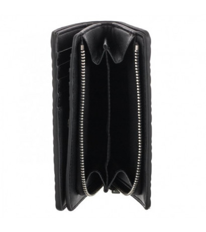 Calvin Klein Re-Lock Bifold Wallet Emb Mono K60K610240 BAX Ck Black (CK219-a) rankinė