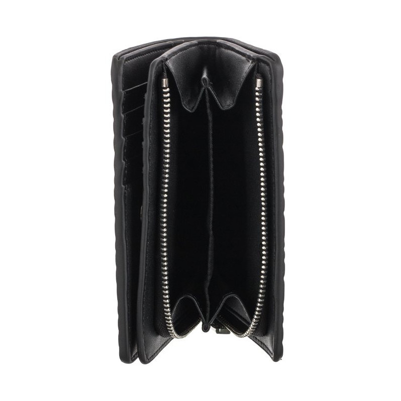 Calvin Klein Re-Lock Bifold Wallet Emb Mono K60K610240 BAX Ck Black (CK219-a) rankinė