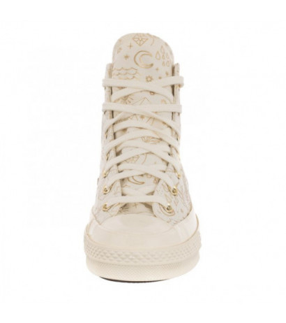 Converse Chuck 70 Hi Egret/Light Gold/Black A02207C (CO589-a) bateliai