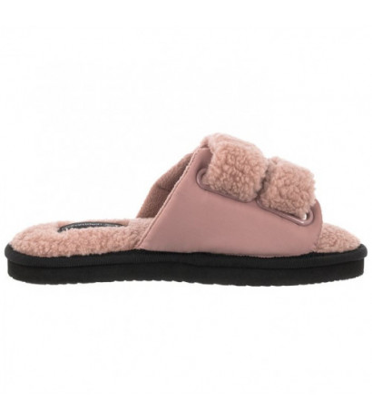 Calvin Klein Home Slide Velcro Shearling YW0YW00861 0J0 Adobe Rose (CK217-a) Moteriški batai/šlepetės